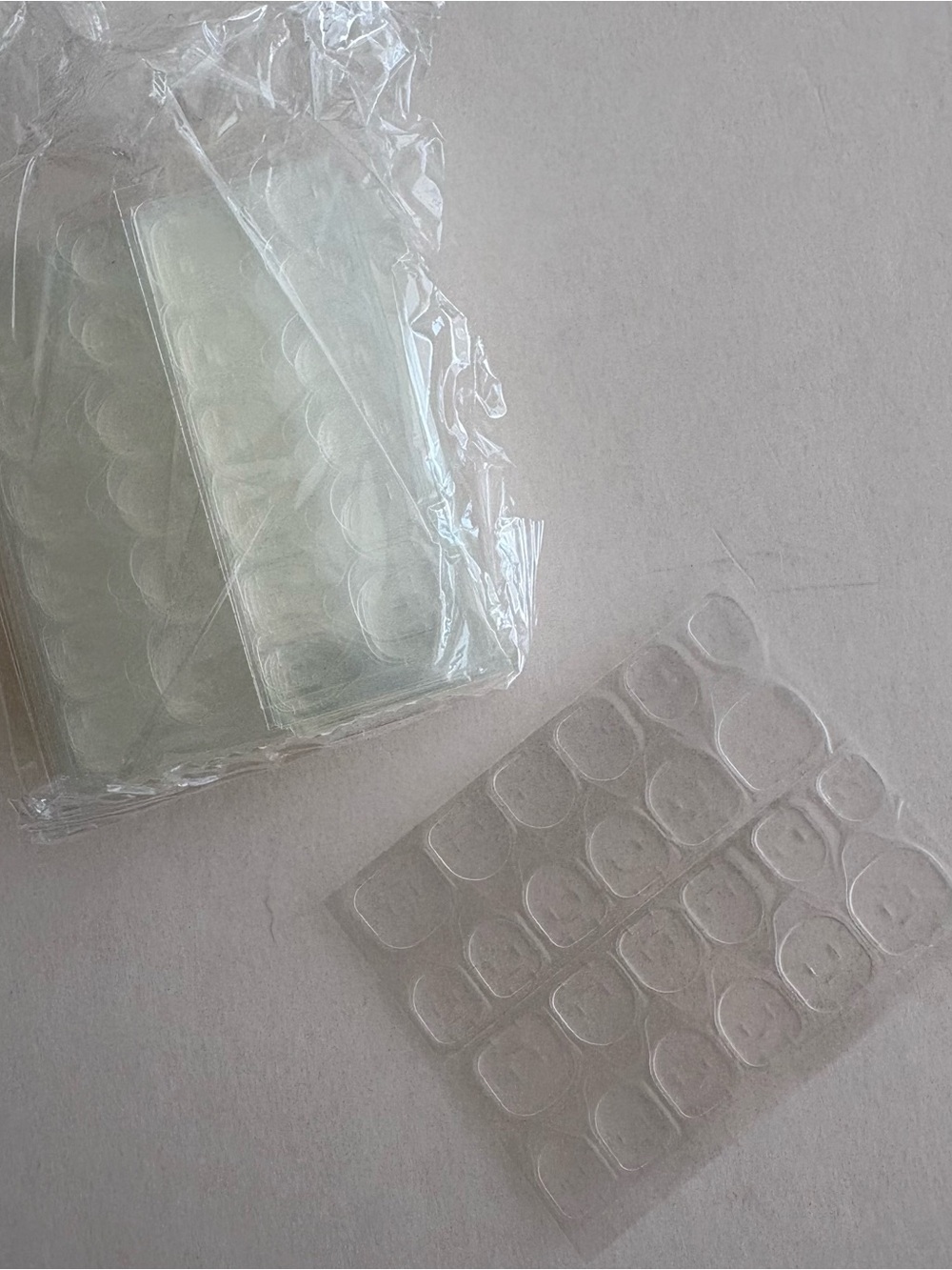 Clear Self-Adhesive Nail Tips Stickers - 500+ bundle